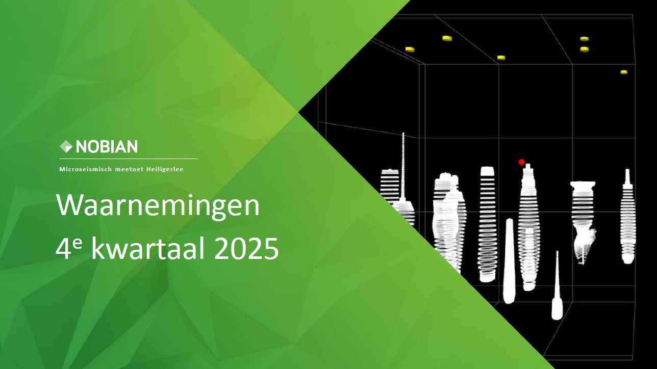 Seismische meetrapporten Heiligerlee en Zuidwending 4e kwartaal 2025