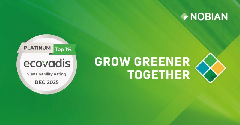 Nobian achieves fourth consecutive EcoVadis Platinum Medal with record score