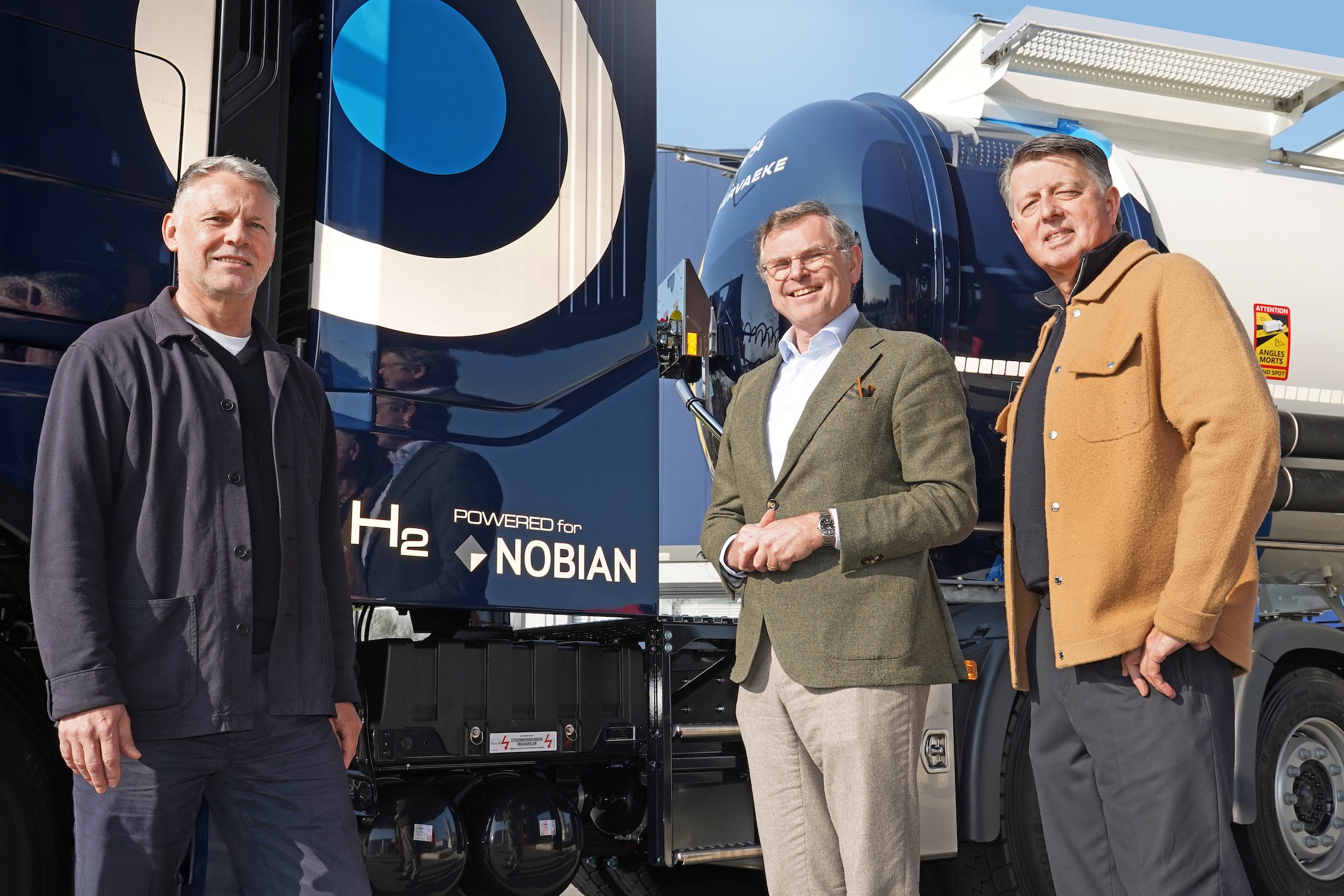 Nobian and VERVAEKE launch Europe’s first ADR certified hydrogen truck in sustainable chemical transport pilot